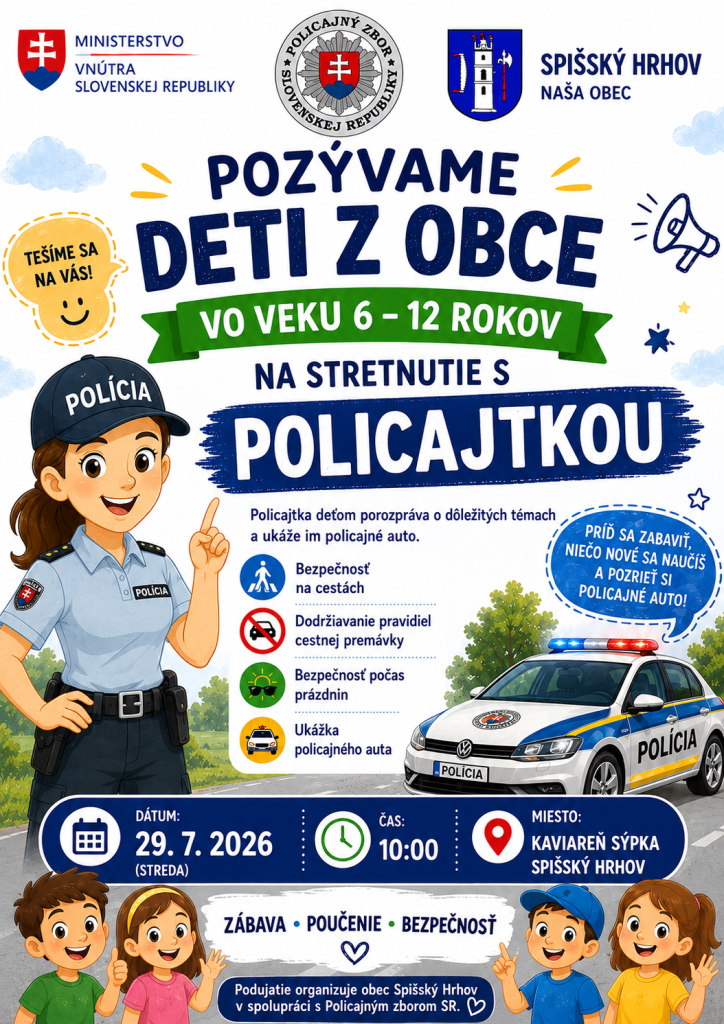 Stretnutie detí s policajtkou